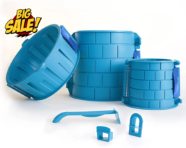 Pro Tower Kit Split Mold Sand Castle Construction Plastic Beach Toy for ... - $75.91