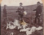 Dakota Territory Day&#39;s Sport Hunting Scene Stereoview Photo 1880s G. H. ... - $112.22
