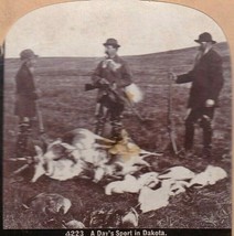 Dakota Territory Day&#39;s Sport Hunting Scene Stereoview Photo 1880s G. H. ... - £87.73 GBP