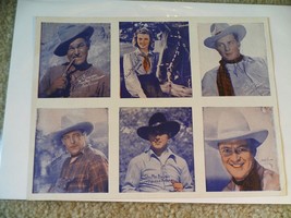 RARE Uncut Sheet of 6 Vintage 1930s Hollywood Actor Actress Cards #2 - £66.49 GBP