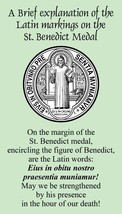 St. Benedict Medal Prayer Card, 10-pack, with Two Free Bonus Cards Included - £10.34 GBP