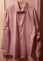 New Men’s Pronto Uomo Checkered No Iron Dress Shirt (Sz 2XL) - £17.16 GBP