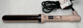 L&#39;ange Hair Curling Wand HT015B Lange Curling Iron 1 Inch Titanium Pink - £14.55 GBP