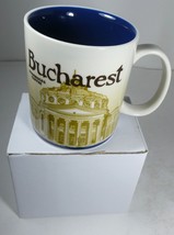 Starbucks City Coffee Mug BUCHAREST 16 oz, Icon Series, CHINA 2012, New - £176.93 GBP