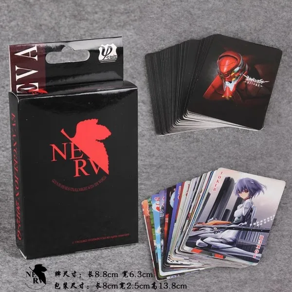 New 54PCS/set Anime Ayanami Rei Eva Neon Genesis Evangelion Death Note Card - £8.66 GBP