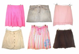 Old Navy Cotton &amp; Denim Skirts Mini Above Knee and Knee Length Skirts Sz... - £11.76 GBP+