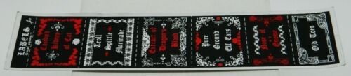 Set of 6 Ingredients Labels For A Witches Magic Spell Foil Bumper Sticke... - $2.99
