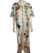 UniUni Women&#39;s Satin Pants and Top Cream Floral XL NWOT - €28,40 EUR