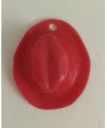 2004 Milton Bradley Buckaroo! Replacement Parts Plastic Cowboy Hat Red - $4.04 CAD