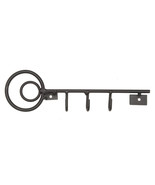 KEY HOOKS - Wrought Iron Metal Wall Hanger Keys Amish Blacksmith Handmad... - £18.06 GBP