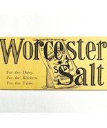 Worcester Salt Nash Whiton NY 1894 Advertisement Victorian Spices 2 ADBN1m - $19.99