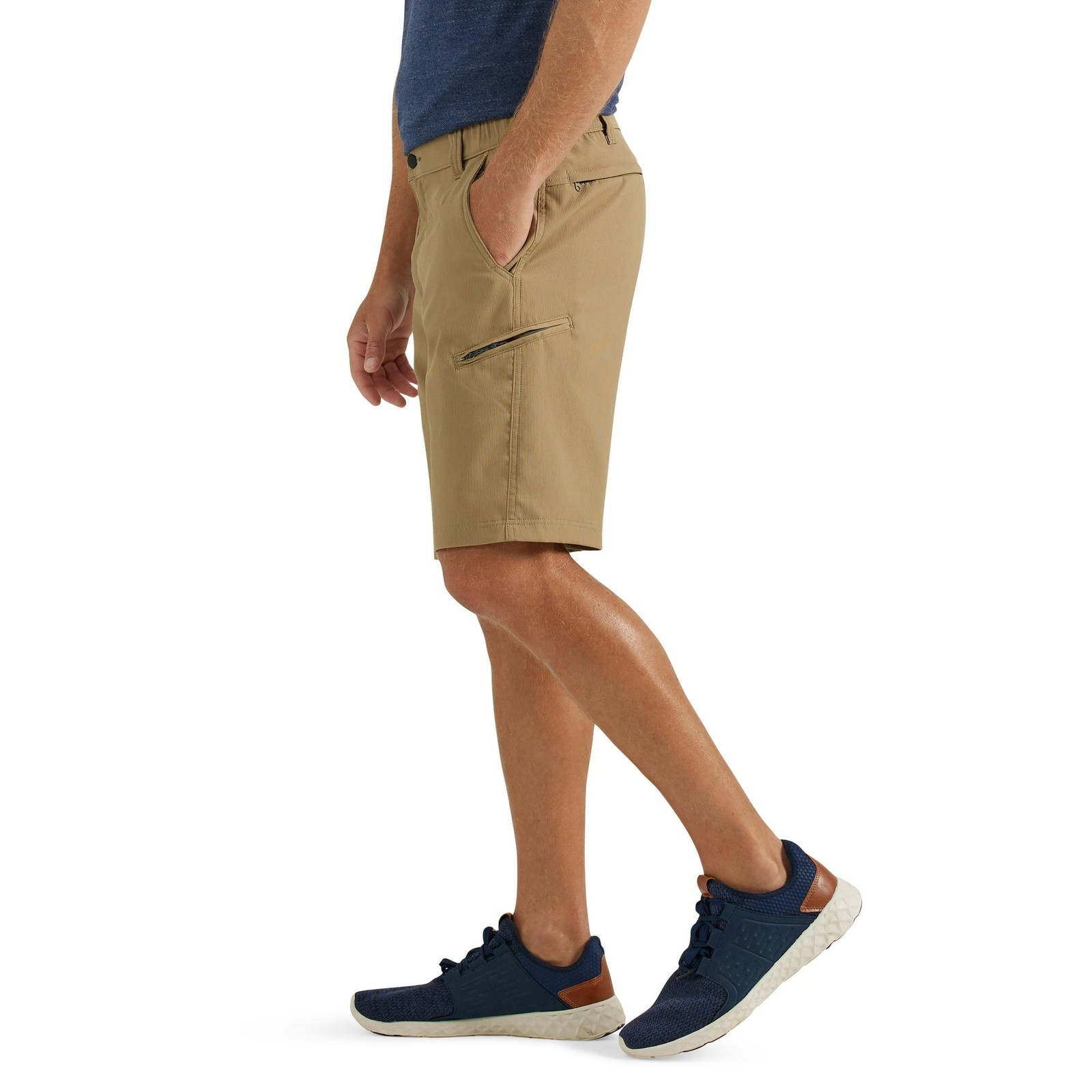 Wrangler Men's Outdoor Performance Side Elastic Waist Short Beige Size 40 Item image 3