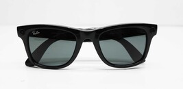 Ray-Ban Meta Wayfarer RW4008 601/71 53mm AI Glasses Shiny Black /Green image 6