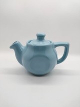 Vintage Serving For One Pottery Teapot Blue Marked - £11.04 GBP