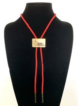 Vintage Red Scouting A Bridge to The Future Boy Scout BSA Bolo Neckerchi... - £10.08 GBP