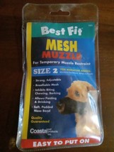 Coastal Pet Mesh Dog Muzzle Size 2 Dachshund Poodle Nail Trimming Groomi... - $9.49