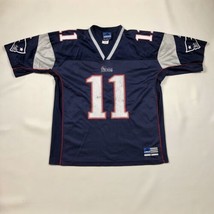 Vintage Drew Bledsoe New England Patriots Adidas Football Jersey #11 Siz... - $59.37