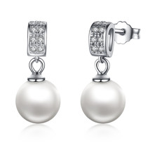 Drop Earrings Fine Jewelry Female Drop Earrings with s Earrings 925 Silver Jewel - £16.70 GBP