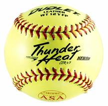 Dudley 4d147yr Poly Core Thunder Heat Softball, 12 Inch - $27.02