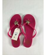 Mudpie Starfish Jelly Pink Flip Flops - Size 6 - NWT - $20.54 CAD