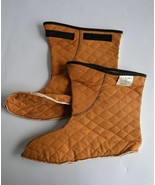 MILITARY INSERT LINER QUILTED BOOT SOCKS INTERM COLD WEATHER ORANGE ALL ... - $32.55 CAD