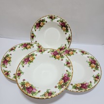 Set 4 Brand New Royal Albert Old Country Roses Rim Soup Pasta Cereal Bow... - $2,223.18 MXN