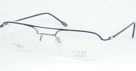 EBM Modèle 4401 Bl Bleu/Argent Lunettes 53-20-140mm Allemagne (Notes) - £31.41 GBP