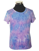Charlotte Russe  T-Shirt Juniors Size Large Multicolor Tie Dye Casual Pullover - £9.34 GBP