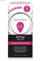 Summers Eve Active Chafe Gel 1.5 Oz Prevent Relieve Chafing - £6.94 GBP