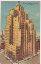 Bell Telephone Building St. Louis Missouri MO Postcard 1944 - £2.23 GBP