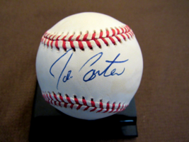 Joe Carter 1993 Wsc Toronto Blue Jays Signed Auto Vintage Oal Baseball Jsa - £93.47 GBP