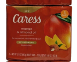 9 Bars Caress Mango &amp; Almond Oil Rejuvenating Bar Soap 3.15 Oz. Each  - $29.95