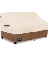 3-Seater Patio Sofa Cover,79W X 37D X 35H Inches Outdoor Couch, Beige&amp;Brown - $1,042.50 MXN