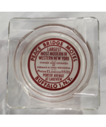 PEACE BRIDGE MOTEL WESTERN NEW YORK BUFFALO NY USA ASHTRAY VINTAGE ADVER... - $37.00 CAD