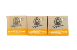 x3 Dr. Squatch Summer Citrus Soap - Natural Men&#39;s Bar Soap -Refreshing Skin Care - £20.21 GBP