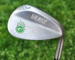 Bombtech Golf Grenade Gap Wedge 52 Right-handed Steel Stiff Grip is Worn - $29.69