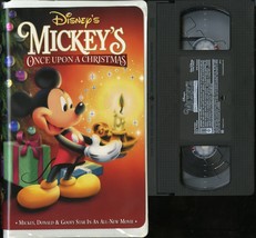 Mickey&#39;s Once Upon A Christmas Vhs Disney Video Tested - £5.46 GBP