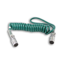 OTR OTRA155CE48 Green ABS 7-Way Coiled Cable 15-ft 48&quot; Lead - £72.84 GBP