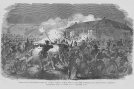 Federals at Salem, Missouri repel Confederate Counter-attack by Frank Leslie - A - £17.19 GBP+