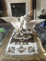 Vintage And Rare E. Farina Italy Pair of Doves Figurine -  1987 - $1,245.17 MXN