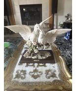 Vintage And Rare E. Farina Italy Pair of Doves Figurine -  1987 - €56,80 EUR