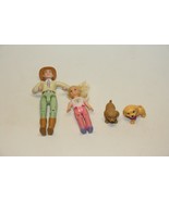 Lot of 4 Vintage Fisher Price Loving Family Dollhouse Figures-Cowgirl Gi... - £5.20 GBP