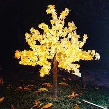 LED Tree Maple Leaf Outdoor/Indoor 6.0ft/1.8m 540pcs LEDs warm white color - £328.35 GBP