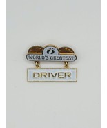 World&#39;s Greatest DRIVER Hat Jacket Lapel Pin Hang Ten 2 Piece Dangling-F... - $13.75