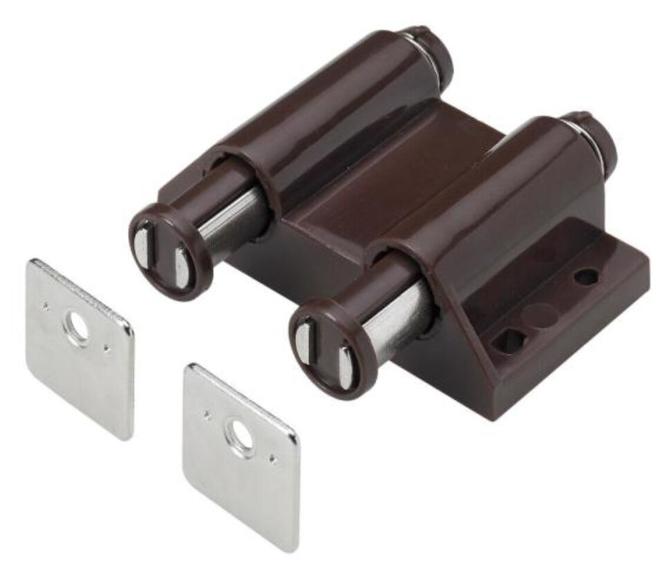 Everbilt Double Magnetic Touch Latch, Brown (1-Pack) - $7.99