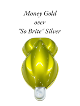 The True Candy All Kandys Money Gold Glowin&#39; Base Silver Wet Wet Clear Coat Kit - £330.47 GBP+