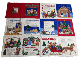 Merry Christmas Songbook Soft  Book Fabric Panel   DIY Craft Sewing VIP Fabrics - £7.83 GBP