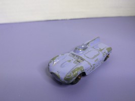 Vintage Tootsie Toy Purple Jaguar Race Car Diecast Tootsietoy 2-3/8&quot; - £4.73 GBP