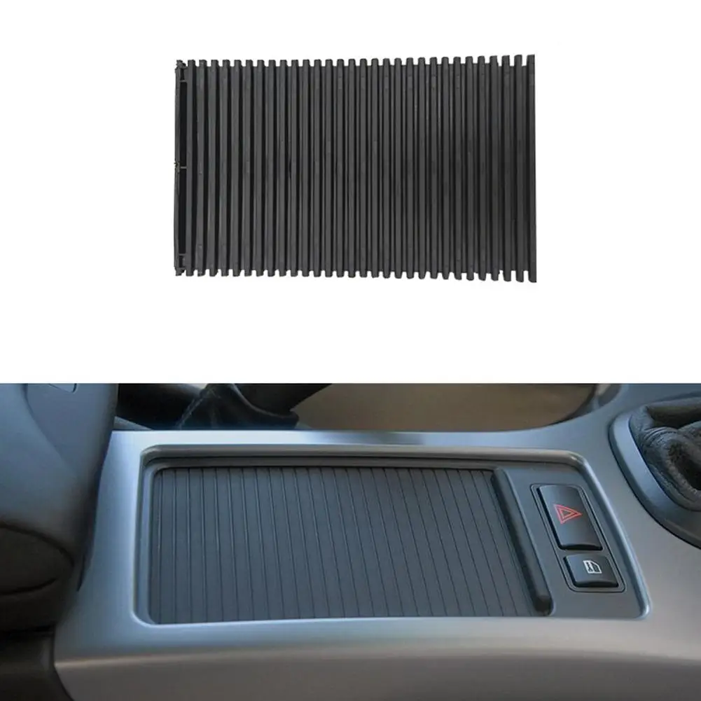 Car Center Console Cover Slide Roller Blind Cover Water Cup Holder Curtain Int - £20.46 GBP