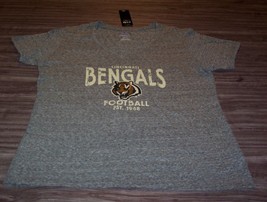 Women&#39;s Teen Vintage Style Cincinnati Bengals Nfl Football T-shirt Xl New - £15.64 GBP